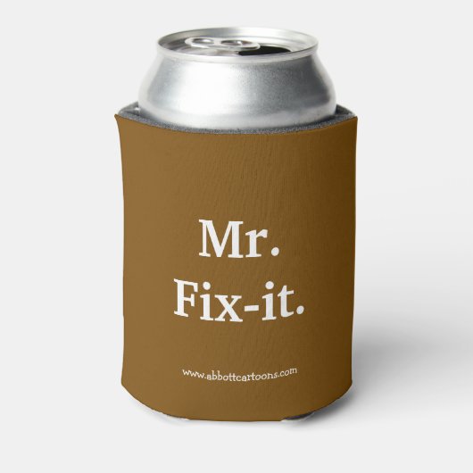 "Mr Fixit" Humor Koelbox Gift Blikjeskoeler (Blikje Achterkant)