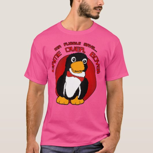 Mr Flibble zegt... T-shirt (Voorkant)