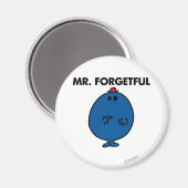 Mr. Forgetful | Wat deed ik? Magneet (Voorkant / Achterkant)