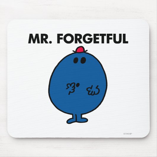 Mr. Forgetful | Wat deed ik? Muismat (Voorkant)