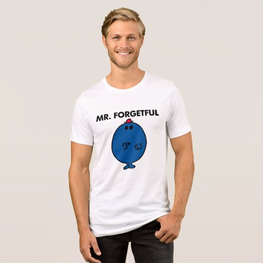 Mr. Forgetful | What Was I Doing Tri-Blend Shirt (Voorkant volledig)