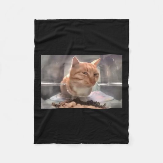 Mr Fresh Cat Meme Side Eye Cat Fleece Deken (Voorkant)