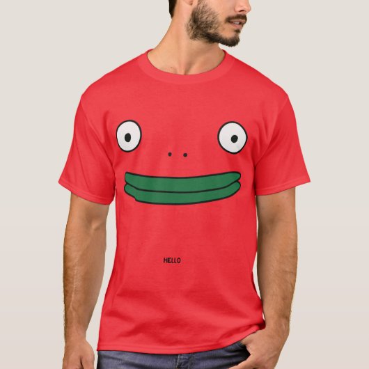 Mr Frog met hallo jongen T-shirt (Voorkant)
