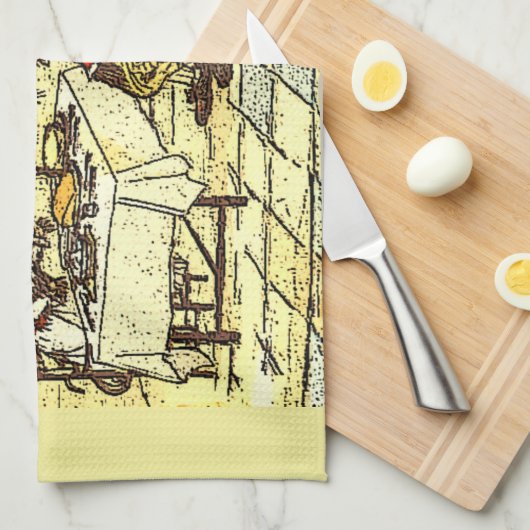 Mr Frog, Mr Rat en Miss Mouse Theedoek (Quarter Fold)