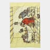 Mr Frog, Mr Rat en Miss Mouse Theedoek (Verticaal)