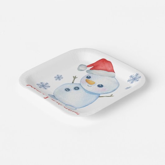 Mr. Frosty Papieren Bordje (Gebogen)