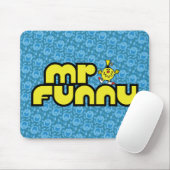 Mr Funny | gele letters Muismat (Met muis)