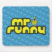 Mr Funny | gele letters Muismat (Voorkant)