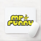 Mr Funny | gele letters Muismat (Met muis)