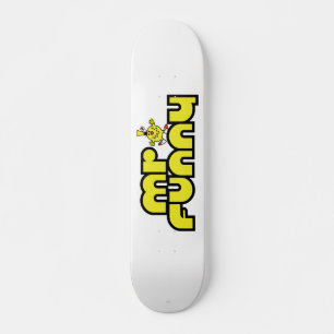 Mr Funny gele letters Skateboard