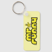Mr Funny | gele letters Sleutelhanger (Voorkant)