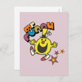 Mr Funny | Lichtende sterren Briefkaart (Voorkant / Achterkant)