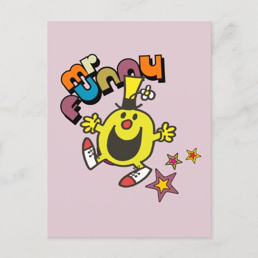 Mr Funny | Lichtende sterren Briefkaart (Voorkant)