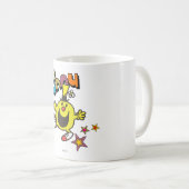 Mr Funny | Lichtende sterren Koffiemok (Voorkant rechts)