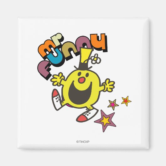 Mr Funny | Lichtende sterren Magneet (Voorkant)