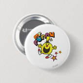Mr Funny | Lichtende sterren Ronde Button 5,7 Cm (Voorkant /achterkant)
