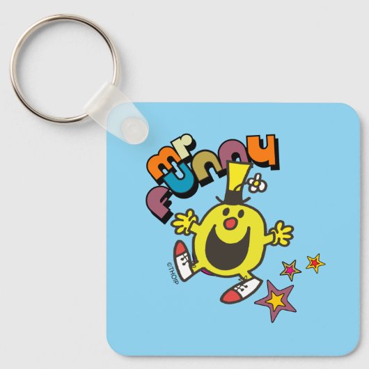 Mr Funny | Lichtende sterren Sleutelhanger (Voorkant)