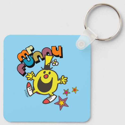 Mr Funny | Lichtende sterren Sleutelhanger (Achterkant)