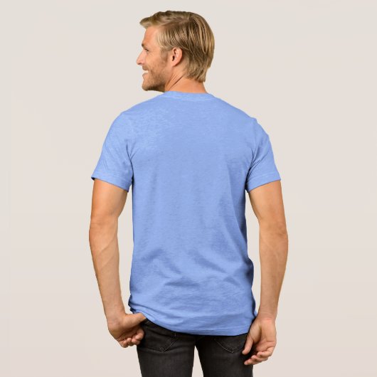 Mr Funny | Lichtende sterren Tri-Blend Shirt (Voorkant)