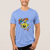 Mr Funny | Lichtende sterren Tri-Blend Shirt (Voorkant)