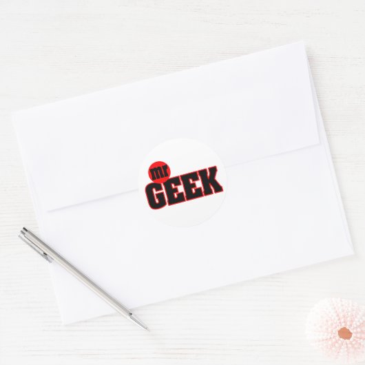 Mr Geek Sticker (Envelop)