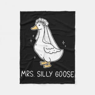 Mr. Gekke Goose en Mrs. Gekke Goose Couple Matchi Fleece Deken