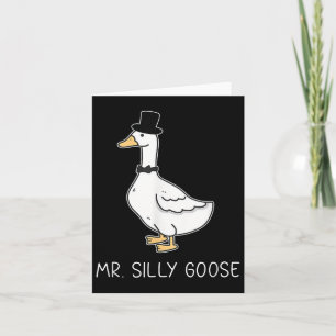 Mr. Gekke Goose Paar Matching Wedding Grappige Man Kaart