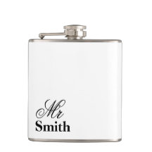 Mr Gepersonaliseerde Naam Wit Zwart