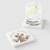 Mr. Giggles het T-shirt van Tickle Clown Stenen Onderzetter (Zijkant)