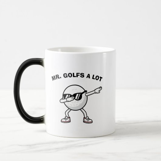 MR. GOLFS A LOT,Funny Golf Magische Mok (Links)