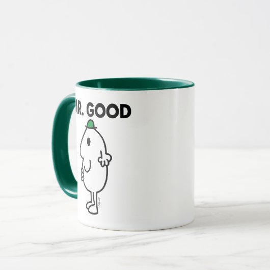 Mr Good | Groen Pet Mok (Voorkant links)