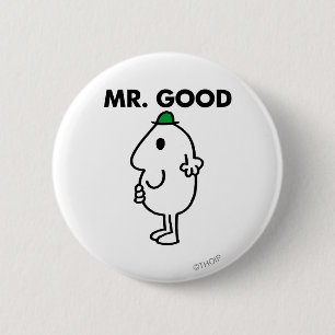 Mr Good Groen Pet Ronde Button 5,7 Cm