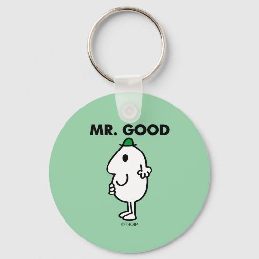 Mr Good | Groen Pet Sleutelhanger (Voorkant)