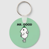 Mr Good | Groen Pet Sleutelhanger (Achterkant)