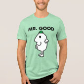 Mr Good | Groen Pet Tri-Blend Shirt (Voorkant)
