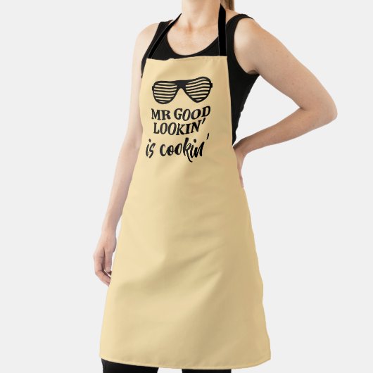 Mr. good lookin is cookin! keuken schort voor mann (Insitu)