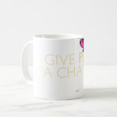 Mr Greedy | Geef erwten een kans Koffiemok (Voorkant links)