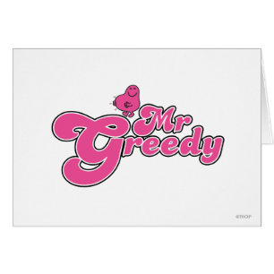 Mr Greedy roze letters