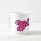 Mr. Greedy rust in de G Koffiemok (Voorkant links)