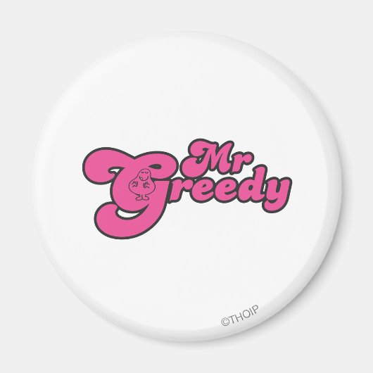 Mr. Greedy rust in de G Magneet (Voorkant)
