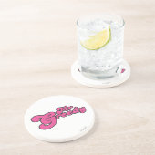 Mr. Greedy rust in de G Zandsteen Onderzetter (Zijkant)