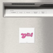 Mr Greedy staat rond Magneet (Insitu (Vaatwasser))