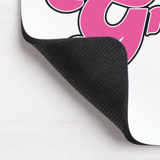 Mr Greedy staat rond Muismat (Hoek)