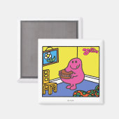 Mr Greedy | Woonkamer eten Magneet (Voorkant / Achterkant)