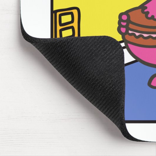 Mr Greedy | Woonkamer eten Muismat (Hoek)