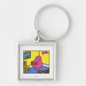 Mr Greedy | Woonkamer eten Sleutelhanger (Voorkant)