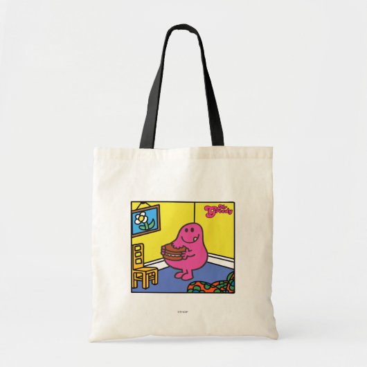 Mr Greedy | Woonkamer eten Tote Bag (Voorkant)