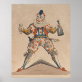 Mr. Grimaldi als Joey de Clown 1822 Poster (Voorkant)