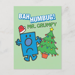Mr Grumpy   Bah Humbug Briefkaart