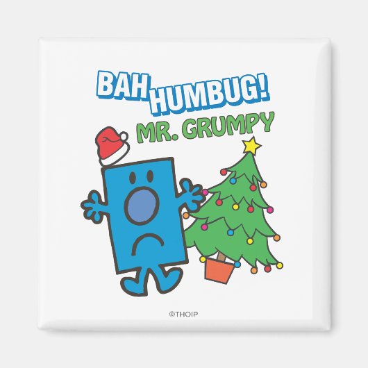 Mr Grumpy | Bah Humbug Magneet (Voorkant)